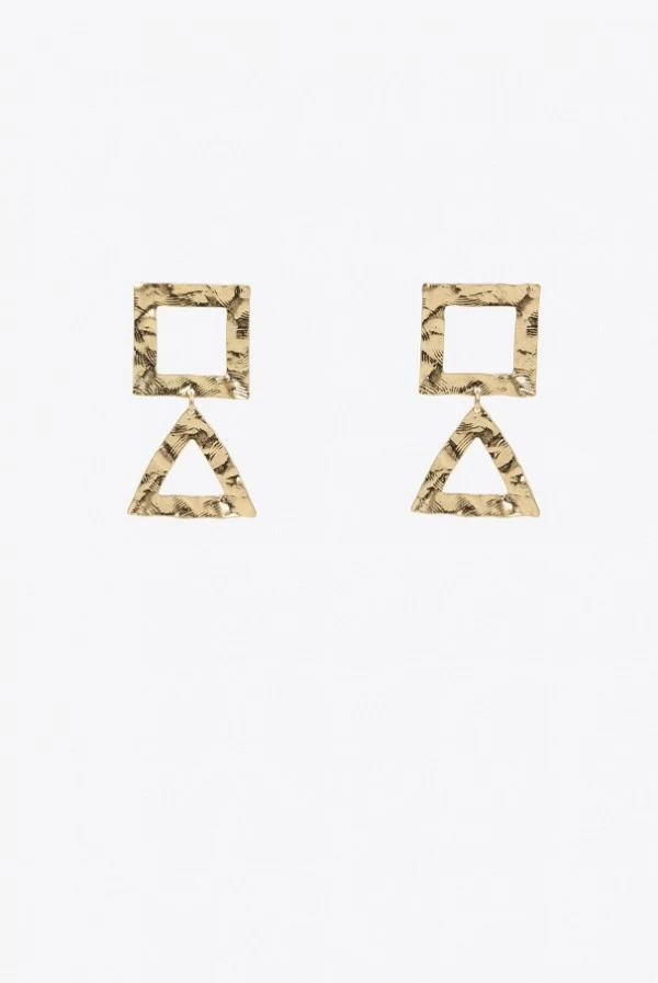 Pendientes Geométricos Dorados Lola Casademunt