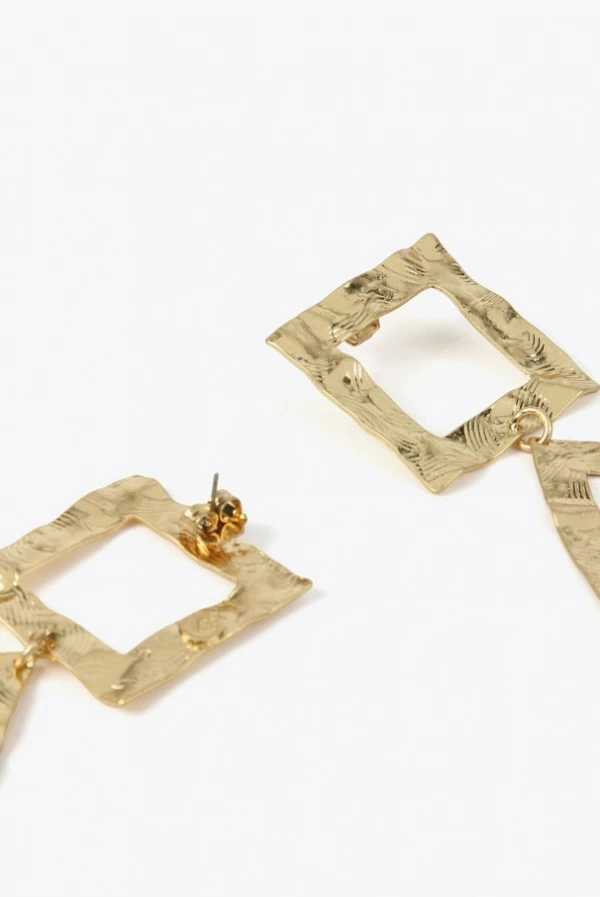 Pendientes Geométricos Dorados Lola Casademunt