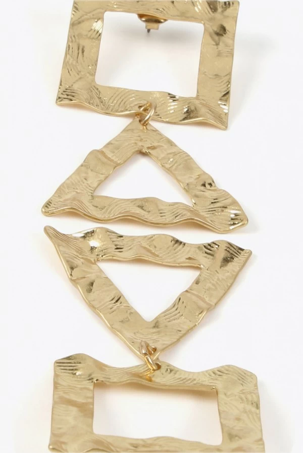Pendientes Geométricos Dorados Lola Casademunt