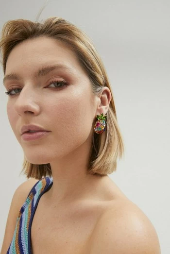 Pendientes Piña Brillantes Lola Casademunt