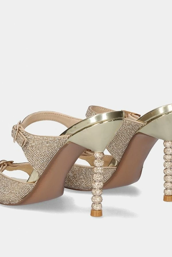 Sandalia Joya Joy-700 Oro con Strass Exé Shoes