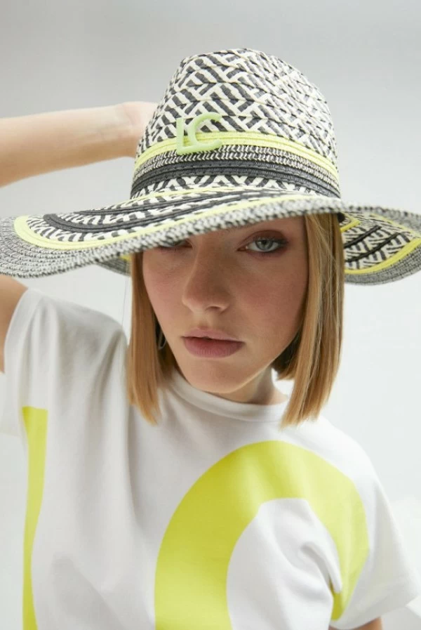 Sombrero Floppy Multicolor Efecto Rafia Lola Casademunt
