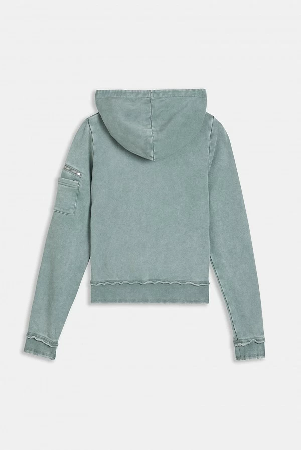 sudadera cremallera gris juicy couture