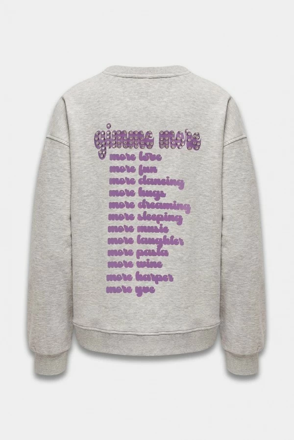 Sudadera maxi GimmeMore Grey Harper and yve