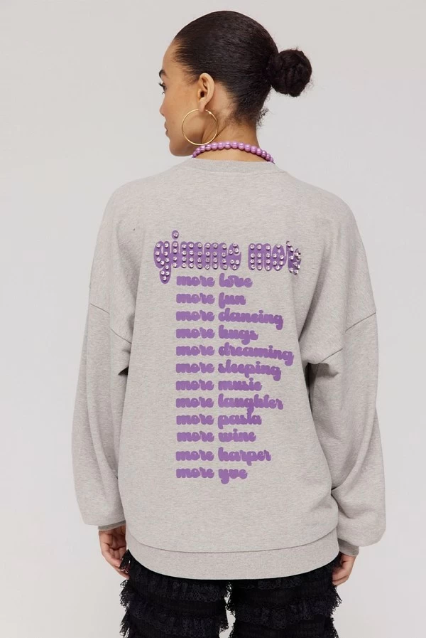Sudadera maxi GimmeMore Grey Harper and yve