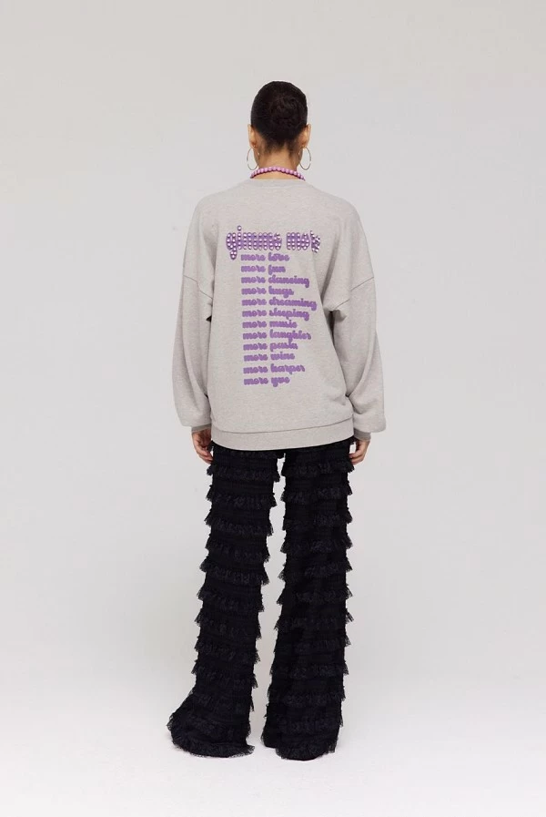 Sudadera maxi GimmeMore Grey Harper and yve