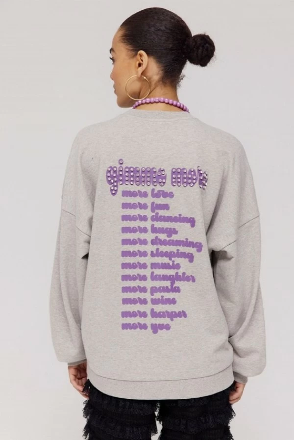 Sudadera maxi GimmeMore Grey Harper and yve