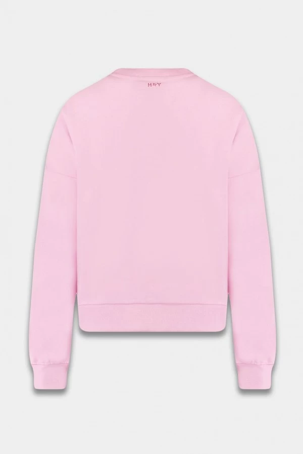 Sudadera Rosa Harper & Yve con Letras Strass Rojo – Rhine Sweater