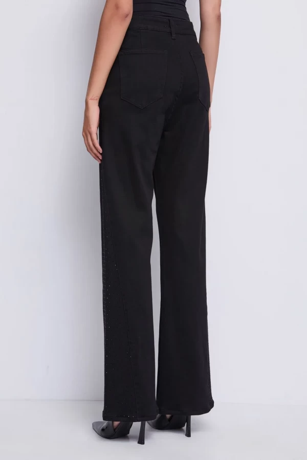 tejanos denny rose negro lateral strass