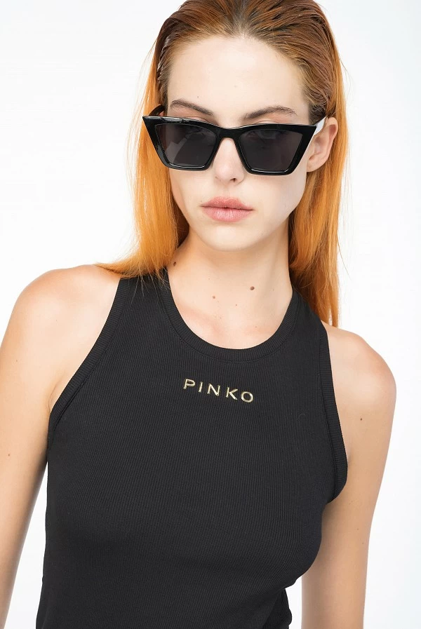 top canale pinko negro