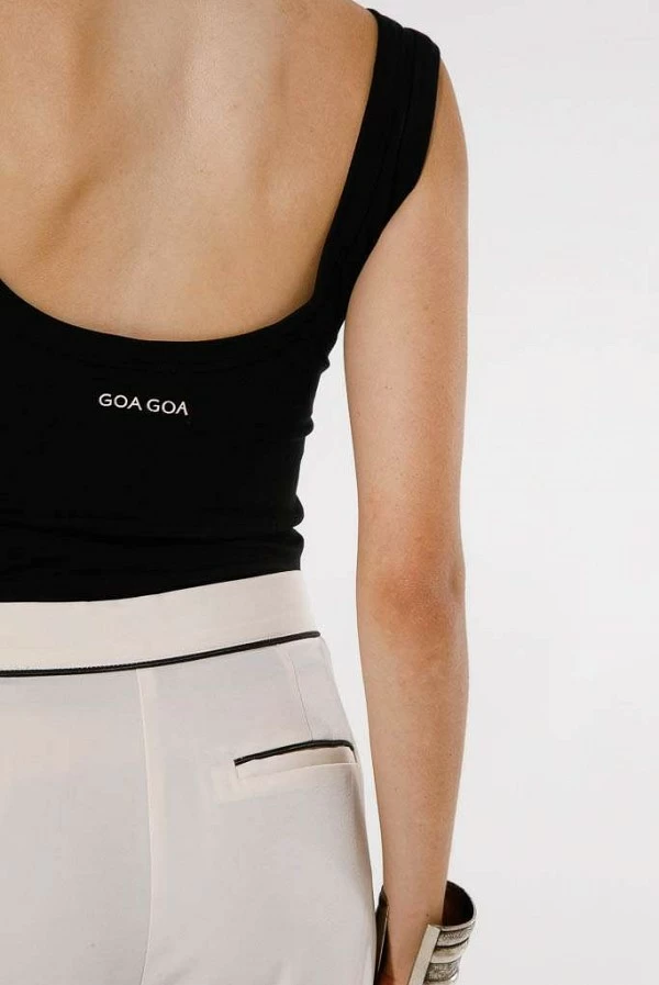 Top de Algodón con Logo goa goa