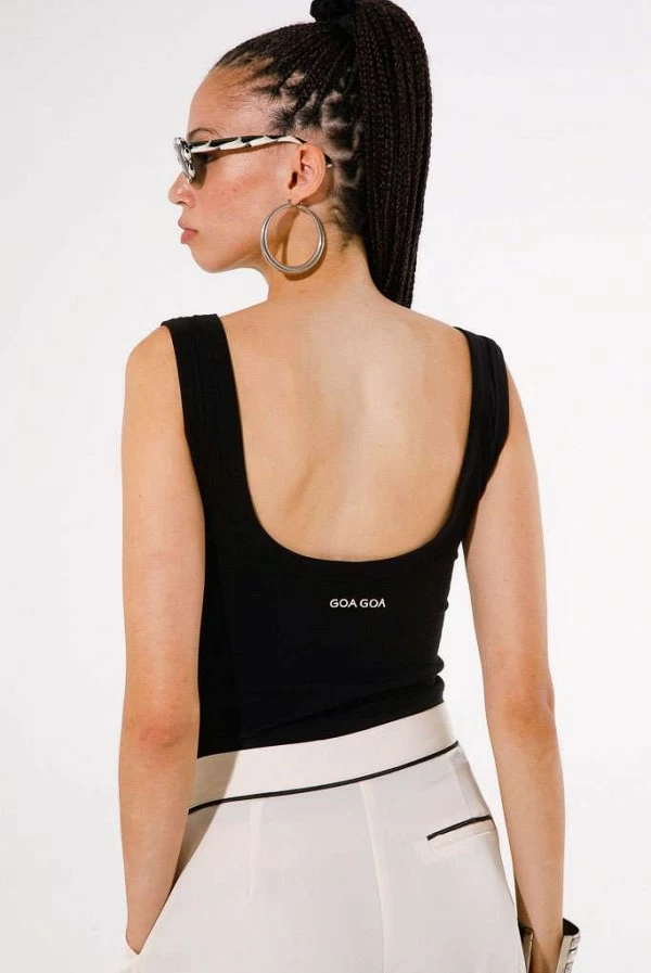 Top de Algodón con Logo goa goa