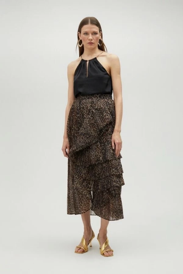Top halter con cadena Lola Casademunt