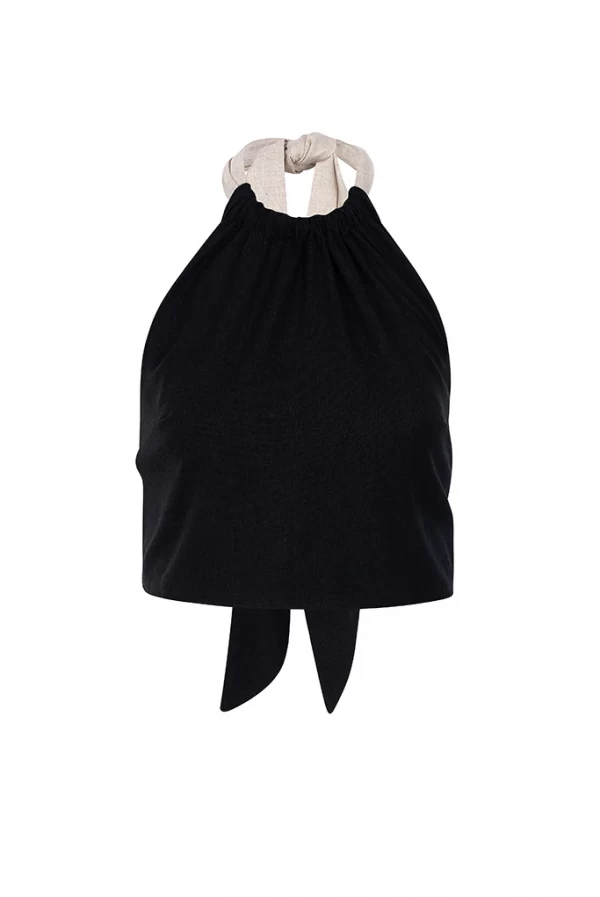 Top Maria Black & Sand