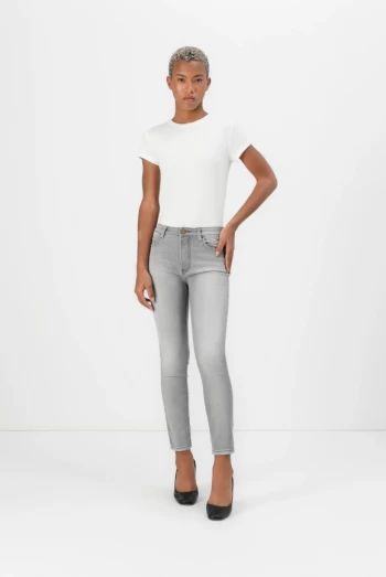 Vaquero gris claro PINKO con bordado