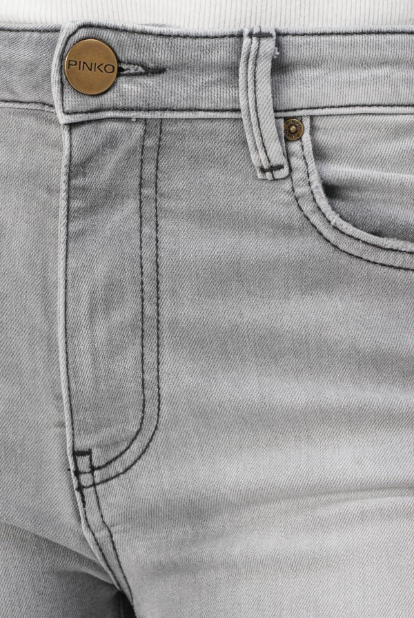 Vaquero gris claro PINKO con bordado Vaquero gris claro PINKO con bordado