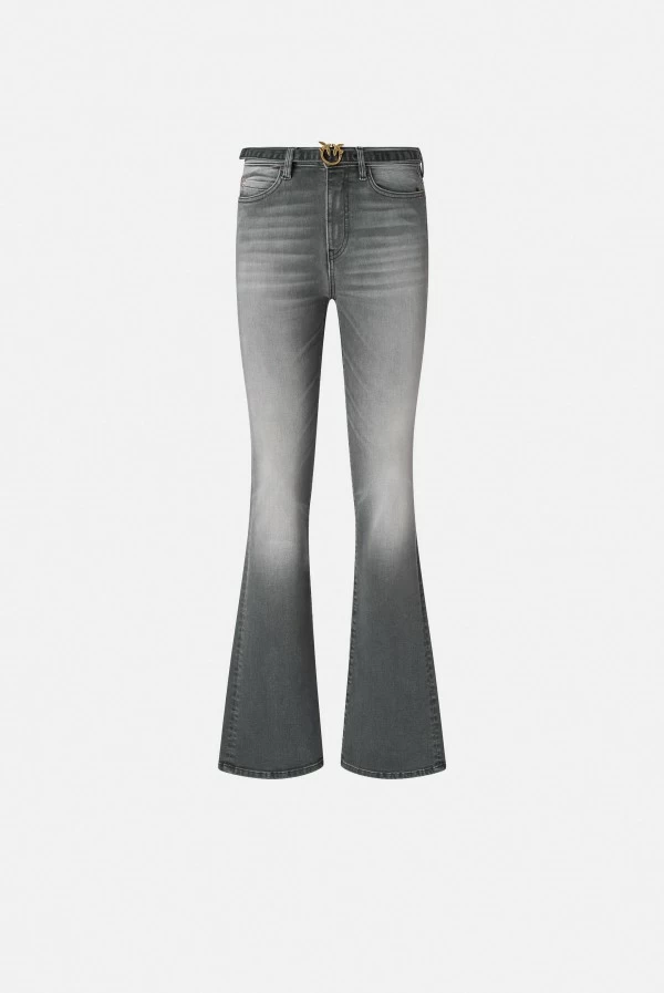 vaqueros campana gris pinko