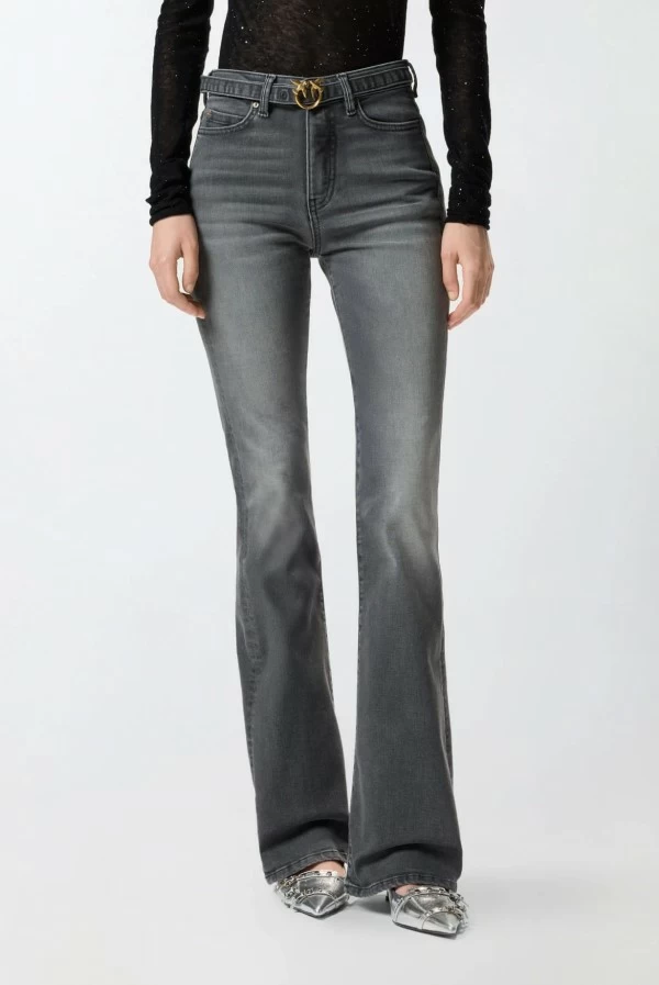 vaqueros campana gris pinko