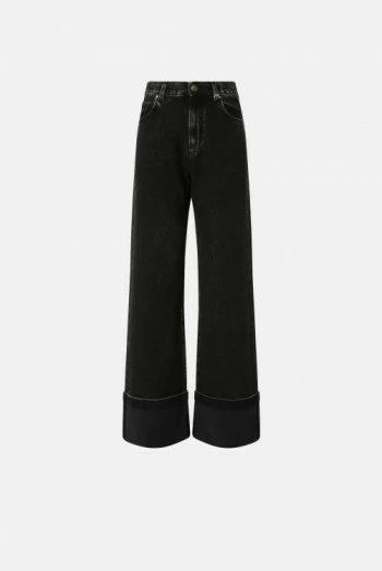 Vaqueros Wide Leg Wanda PINKO con dobladillo fijo