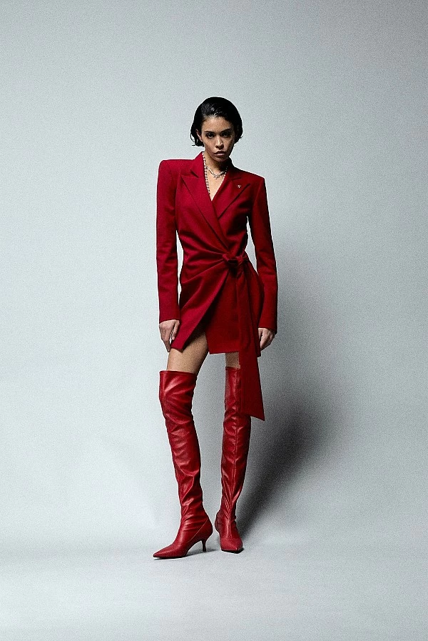 Vestido blazer AniyeBy ivy rojo