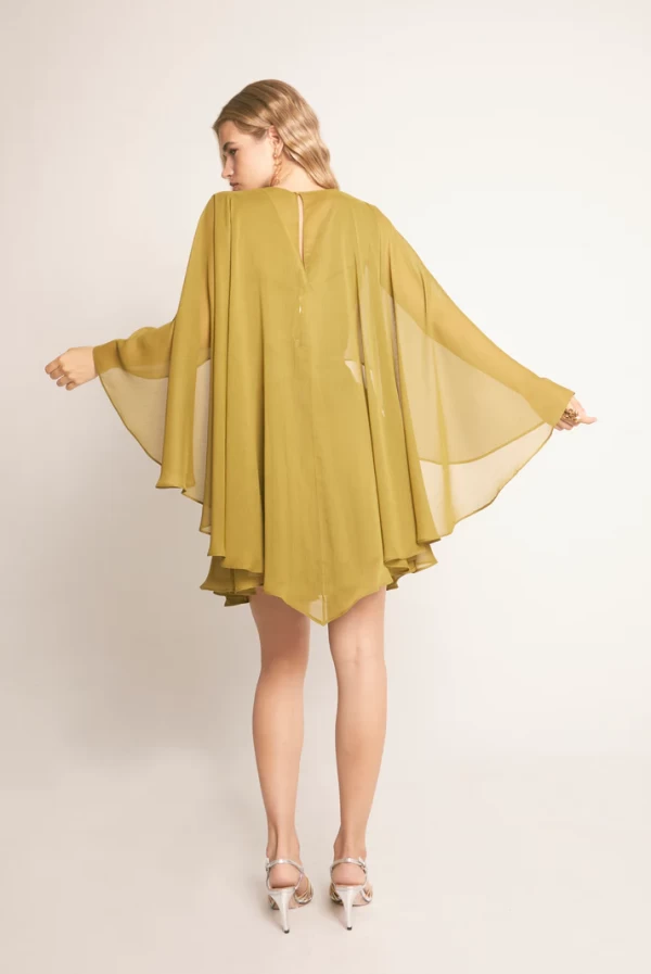 Vestido Corto Capri Khaki de Masavi