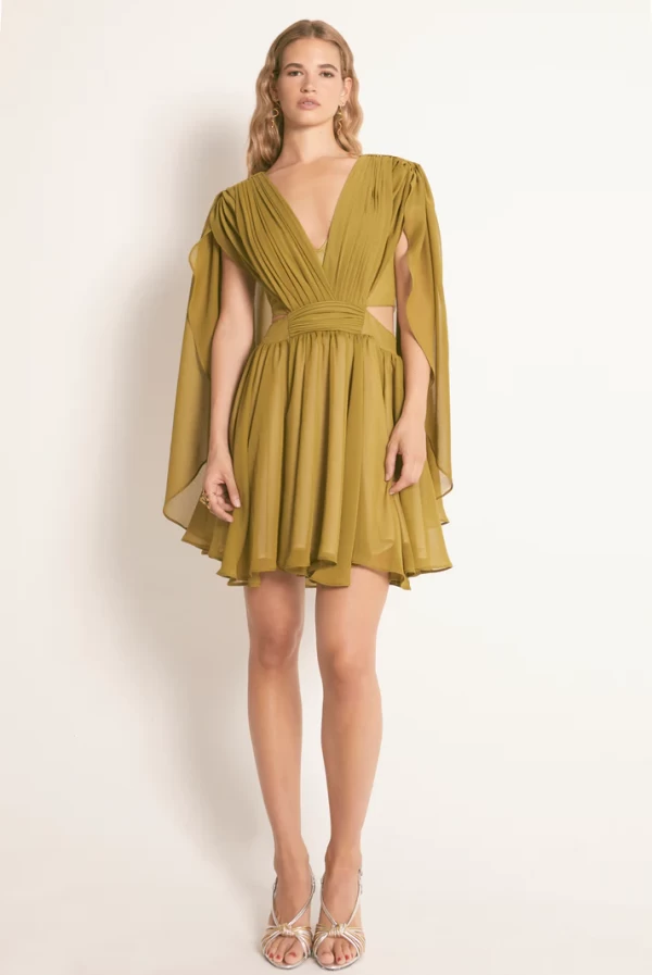 Vestido Corto Capri Khaki de Masavi