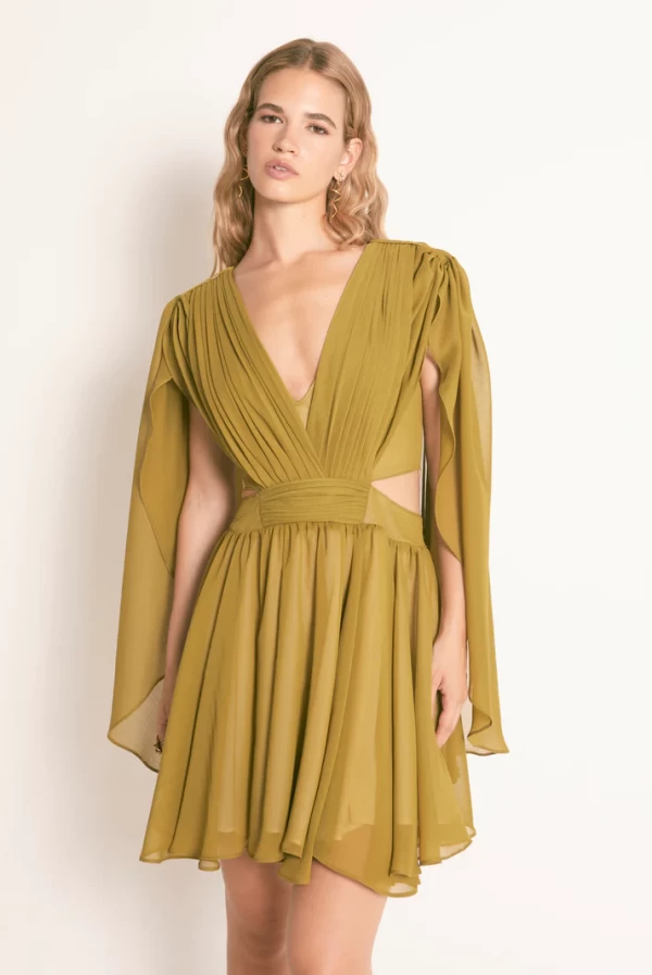Vestido Corto Capri Khaki de Masavi