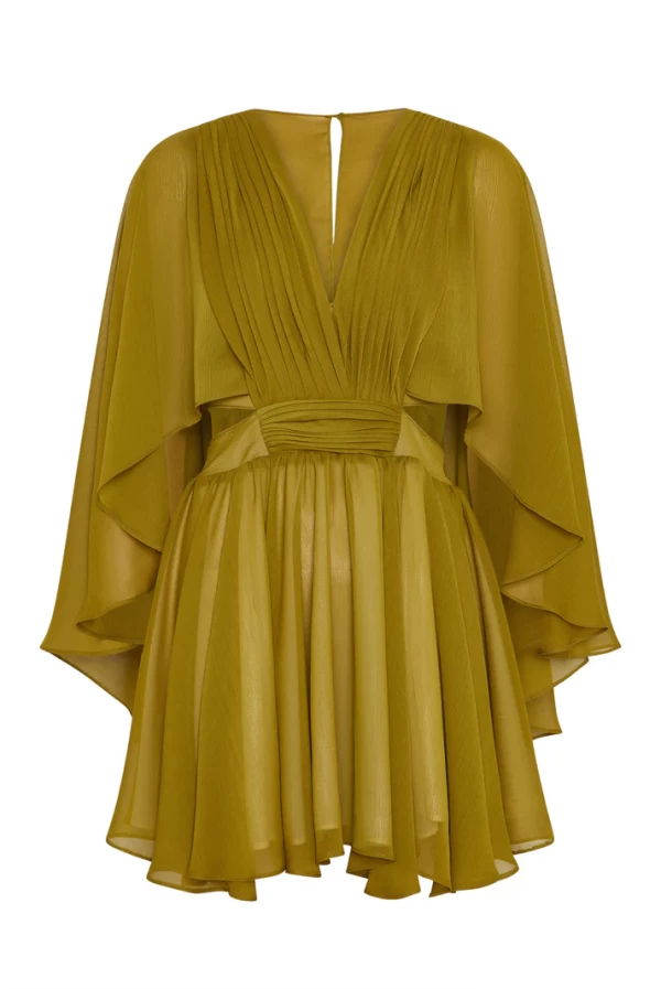 Vestido Corto Capri Khaki de Masavi