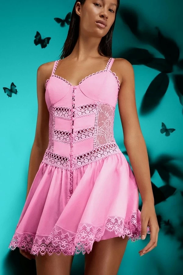 Vestido corto Charo ruiz modelo Terely