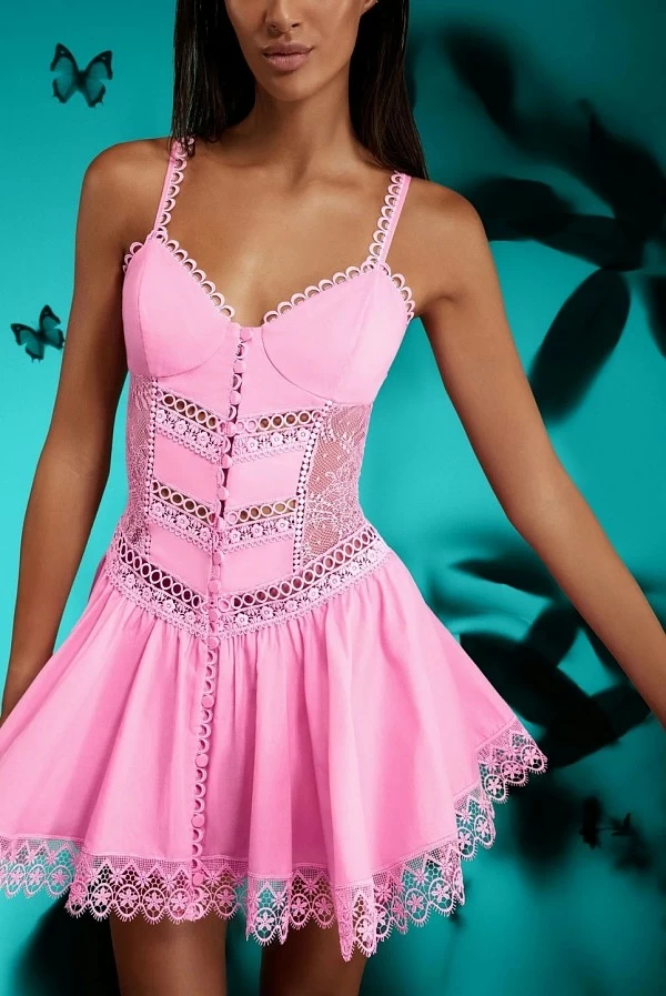 Vestido corto Charo ruiz modelo Terely