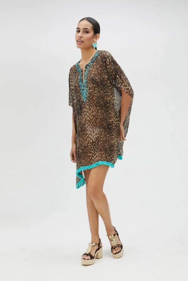 Vestido Corto Estampado Animal Lola Casademunt