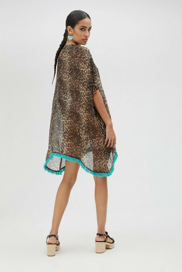 Vestido Corto Estampado Animal Lola Casademunt