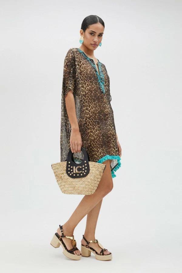 Vestido Corto Estampado Animal Lola Casademunt