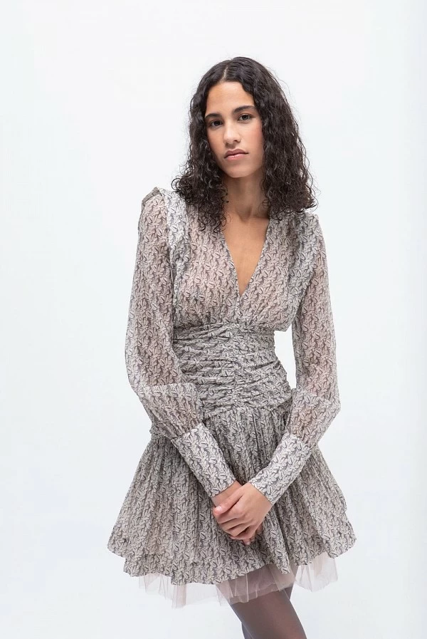vestido corto masavi amber