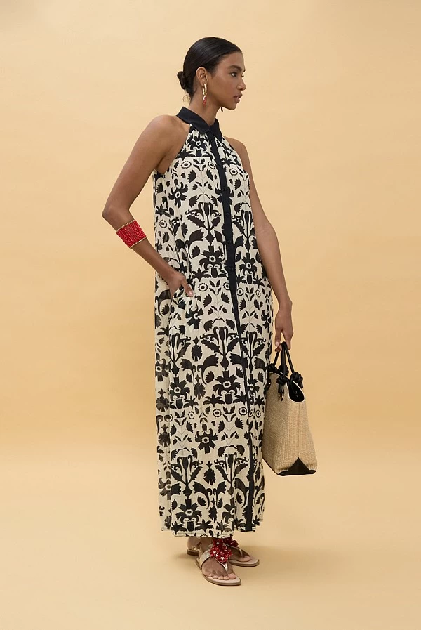 Vestido Largo Floral Mujer Verano