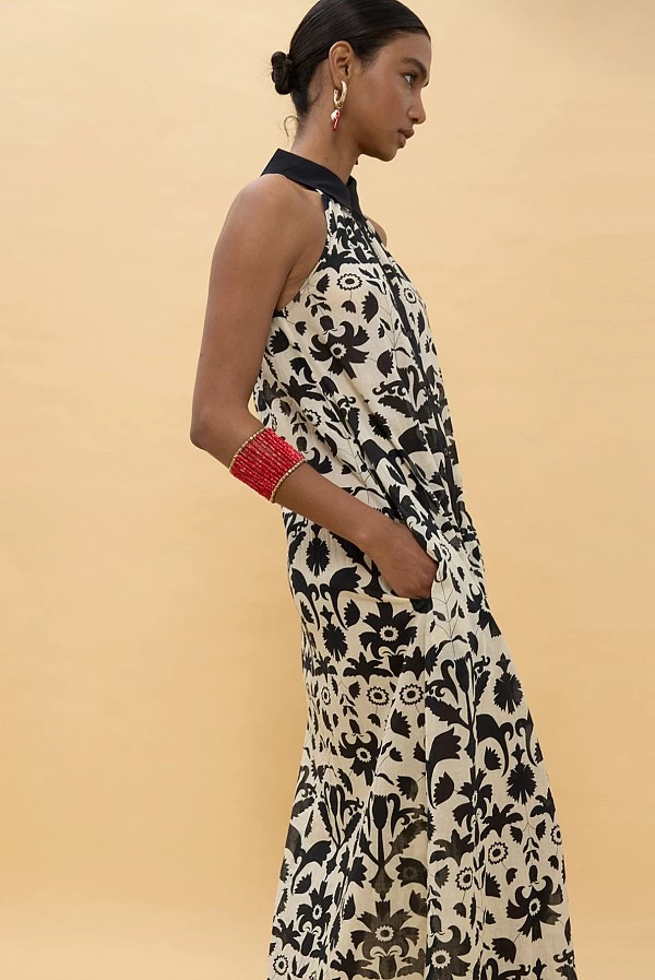 Vestido Largo Floral Mujer Verano