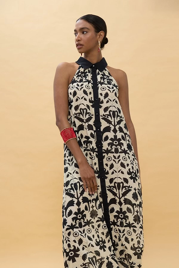 Vestido Largo Floral Mujer Verano