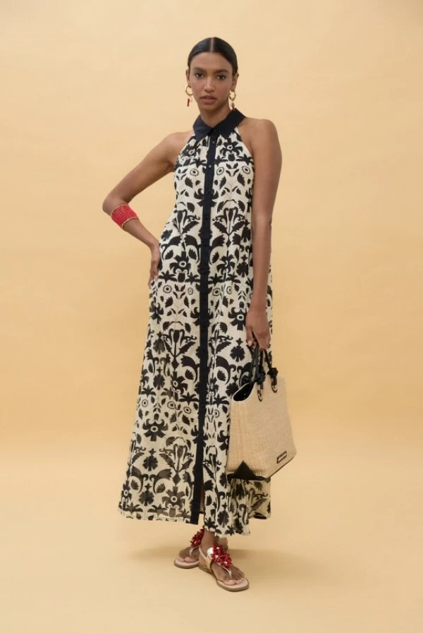 Vestido Largo Floral Mujer Verano