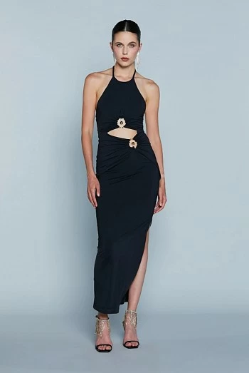Vestido Largo Negro Relish