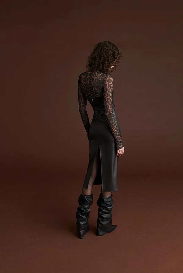 vestido palabra de honor aniye by moka