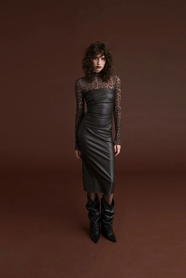 vestido palabra de honor aniye by moka