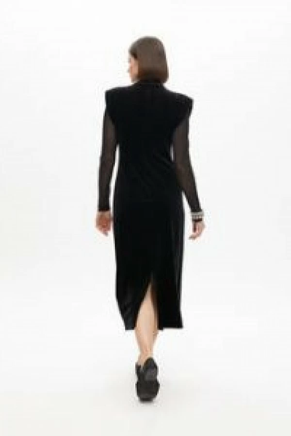 Vestido Velvet  Midi  Mangas de Tul lola casademunt