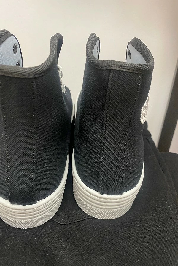 Zapatillas Tenis Altos Chiara Ferragni negros